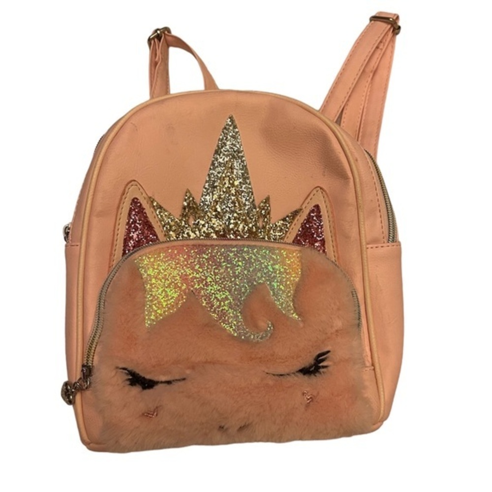 Like New pink unicorn backpack purse